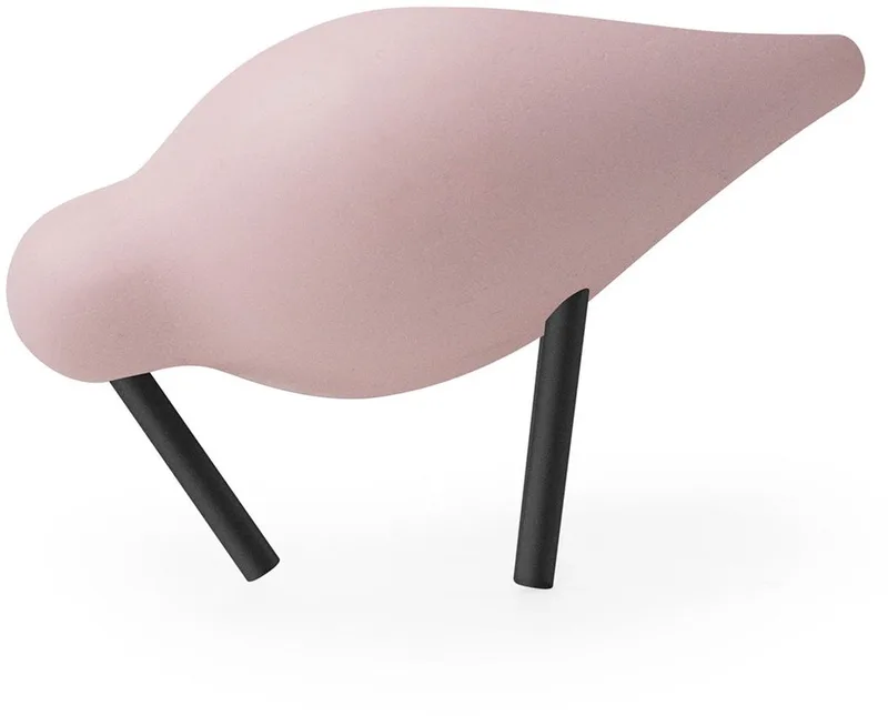 Shorebird Vogel Decoratie Small Rose van Normann Copenhagen in Roze – productfoto
