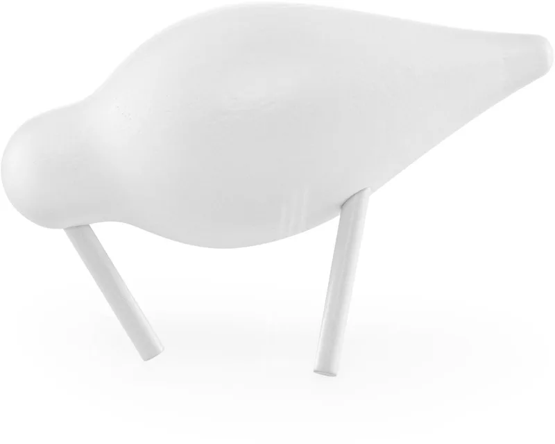 Shorebird Vogel Decoratie Small White/white van Normann Copenhagen in Wit – productfoto