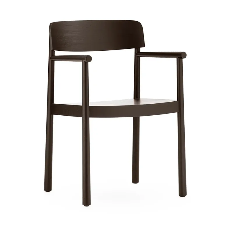 Timb Armlehnenstuhl Brown ash von Normann Copenhagen – Produktfoto