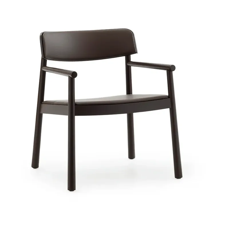 Timb Sessel Brown ash-Ultra Leather Chocolate von Normann Copenhagen – Produktfoto