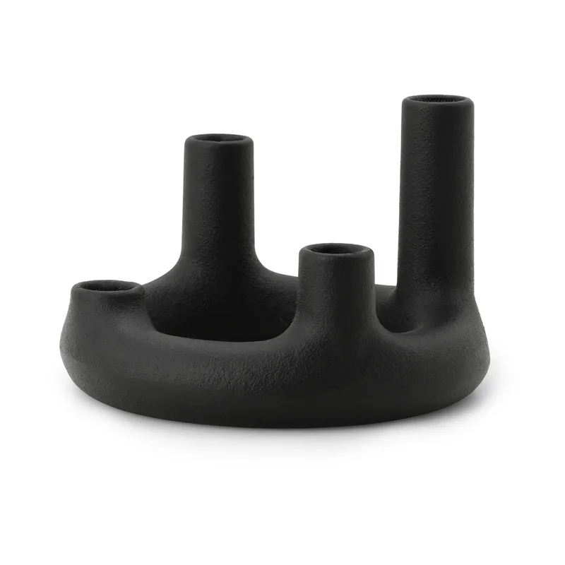 Trin Kerzenhalter Schwarz, Ø17,7x11,8 cm by Normann Copenhagen – product photo