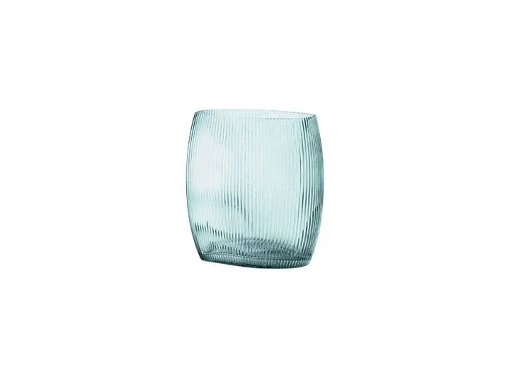 Vase en verre bleu Tide de Normann Copenhagen – photo du produit