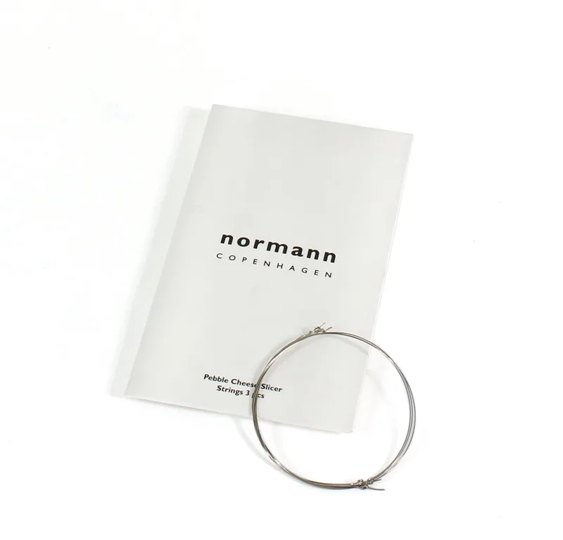 Vervangingsdraad voor de Pebble kaassnijder (set van 3) by Normann Copenhagen in Zwart – product photo