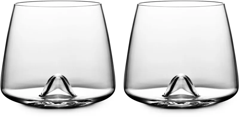 Whiskey Glasses - 2 pcs (120910) /Kitchen and dining van Normann Copenhagen in Transparant – productfoto