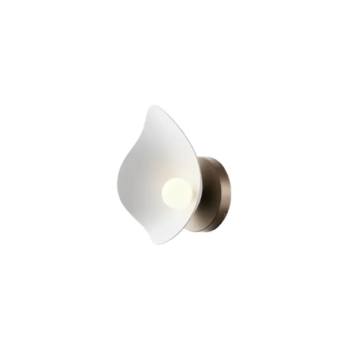 Florii 1 Donkerbrons/Wit Wandlamp de Nuura – photo du produit