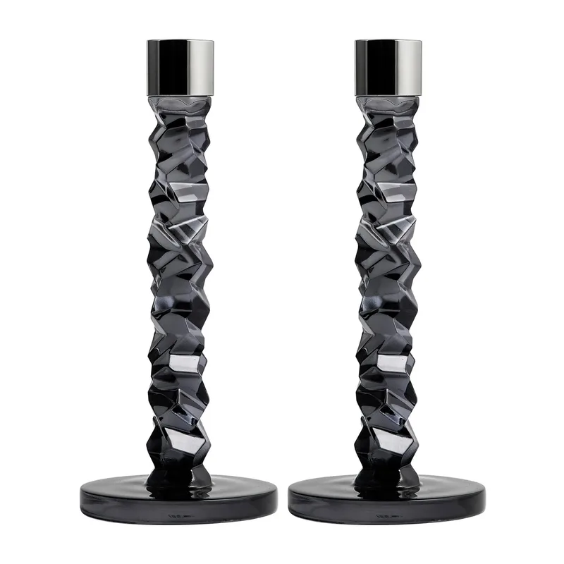 Carat Kerzenhalter 2er Pack Anthrazit 24,2cm by Orrefors – product photo