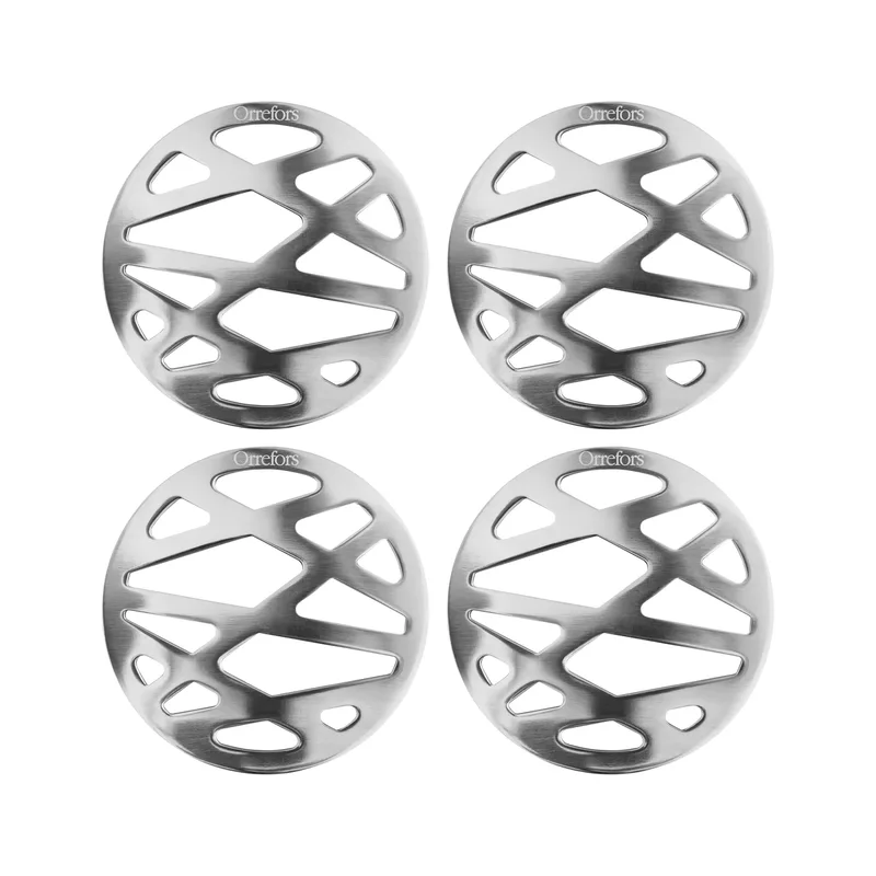 City Glasuntersetzer 4er Pack Edelstahl by Orrefors – product photo