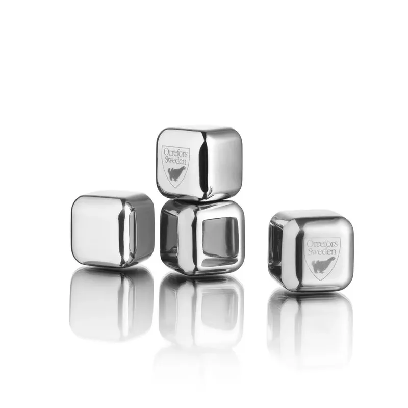 City Whiskeysteine 4er Pack Edelstahl by Orrefors – product photo
