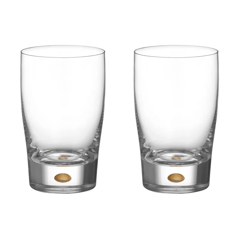 Intermezzo Becher 25 cl 2er-Pack Gold by Orrefors – product photo