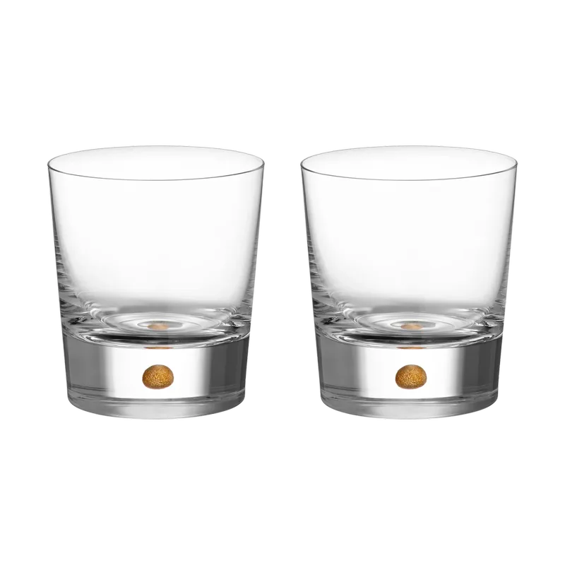 Intermezzo double old fashioned 40 cl 2er-Pack Gold by Orrefors – product photo