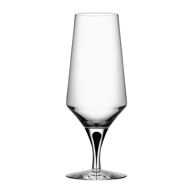 Metropol Bierglas 46cl Clear / Black van Orrefors – productfoto