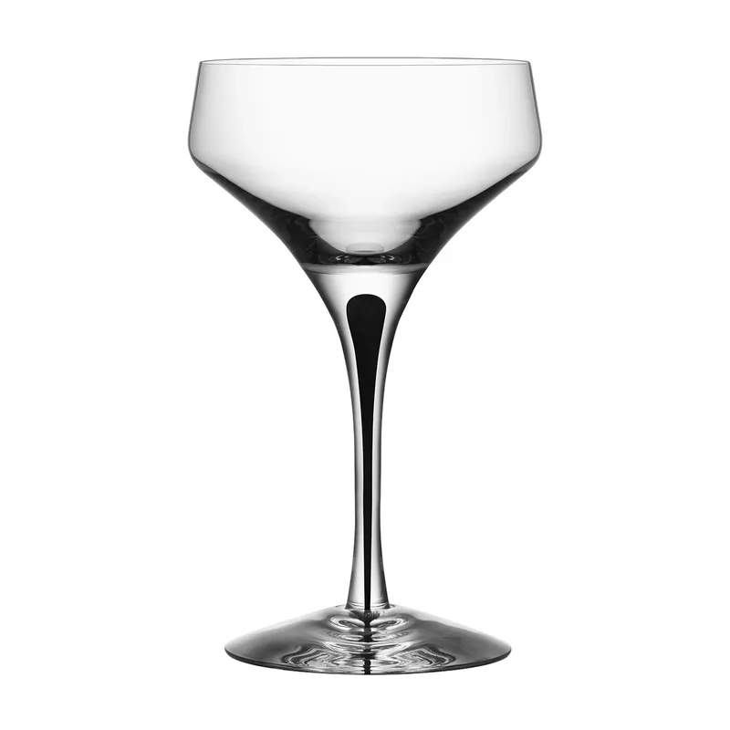 Metropol Champagnerglas 24cl Schwarz de Orrefors – photo du produit