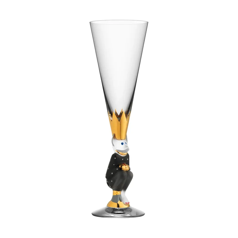 The Sparkling Devil Champagnerglas 19 cl Dunkelgrau by Orrefors – product photo