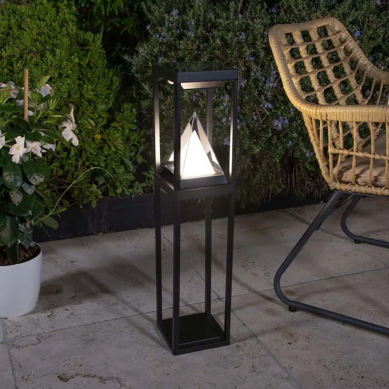LED-zonnelamp tuinpadverlichting ALPS, sensor IP44 von OSRAM SMART+ in Schwarz – Produktfoto