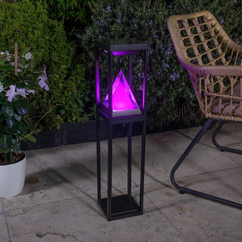 LED-zonnelamp tuinpadverlichting ALPS, sensor IP44 by OSRAM SMART+ in Black – product photo 2 of 4