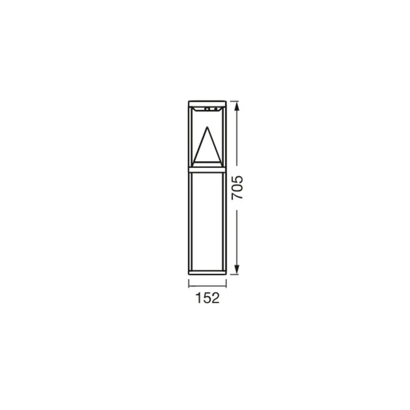 LED-zonnelamp tuinpadverlichting ALPS, sensor IP44 by OSRAM SMART+ in Black – product photo 3 of 4