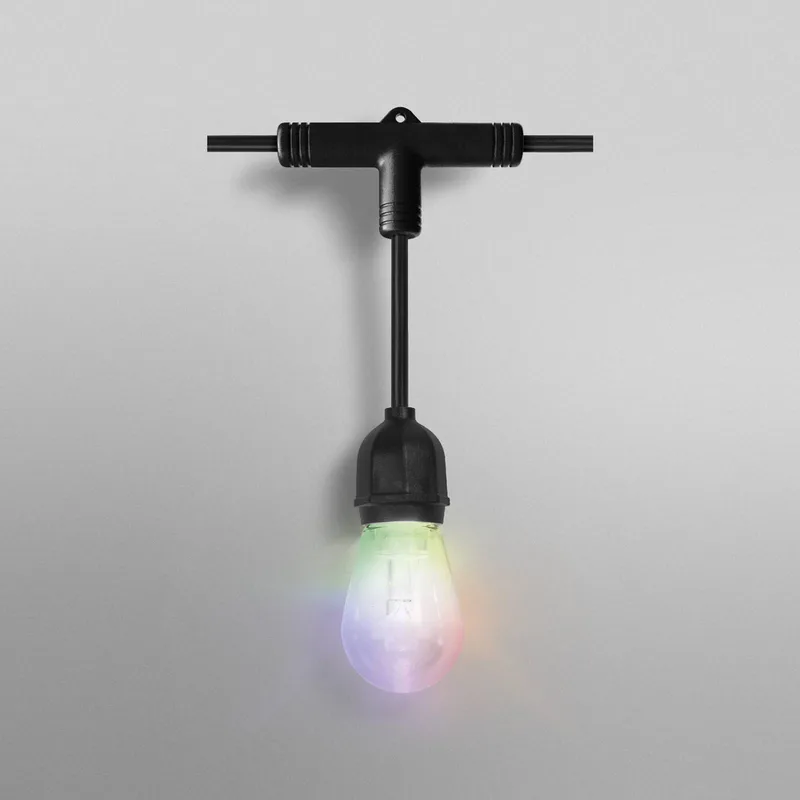 WiFi LED lichtketting STRINGLIGHT, RGBW 12-lamps by OSRAM SMART+ in Black – product photo 2 of 3