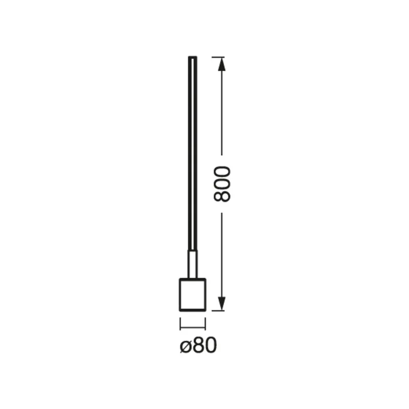 WiFi LED vloerlamp CORNER SLIM, RGB CCT by OSRAM SMART+ in White – product photo 1 of 3