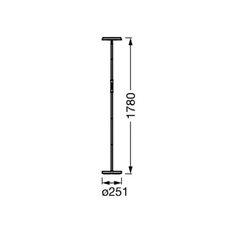 WiFi LED vloerlamp, up/down, RGB CCT by OSRAM SMART+ in Black – product photo