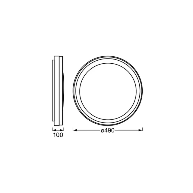 WiFi plafondlamp ORBIS ZEST 50 cm RGBCCT