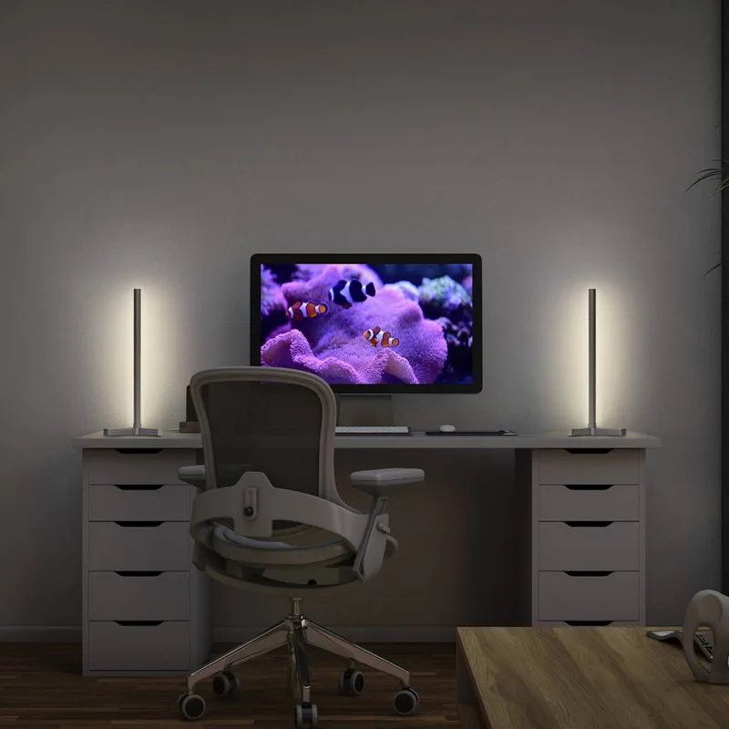 WiFi-tafellamp CORNER MAGIC, 43 cm RGB by OSRAM SMART+ in Silver – product photo 2 of 2