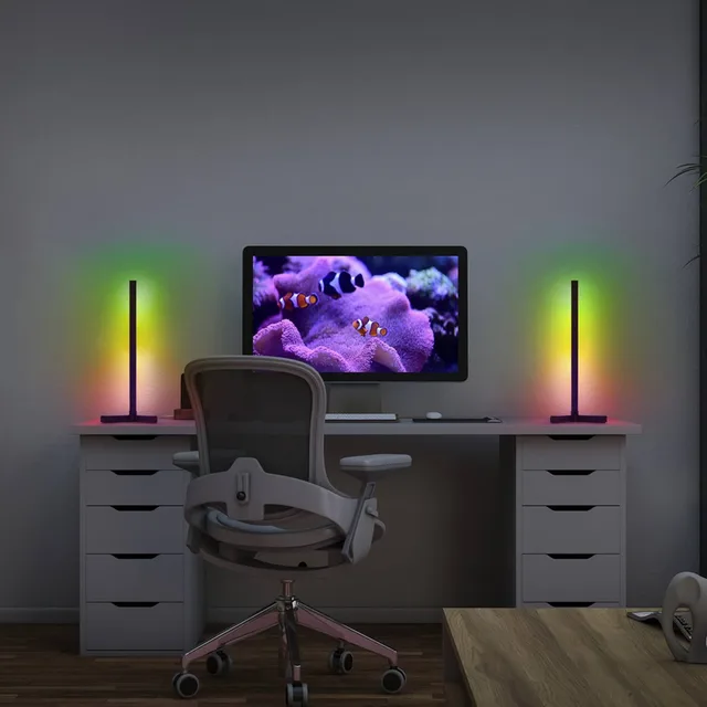 WiFi-tafellamp CORNER MAGIC, 43 cm RGB