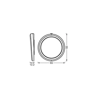 WiFi UNDERCABINET ROUND, Ø 8 cm, set van 3 från OSRAM SMART+ i Vit – produktbild 1 av 4
