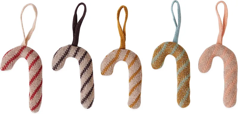Christmas Sugar Canes 5 stuks fra OYOY Living Design i Multicolor – produktbillede