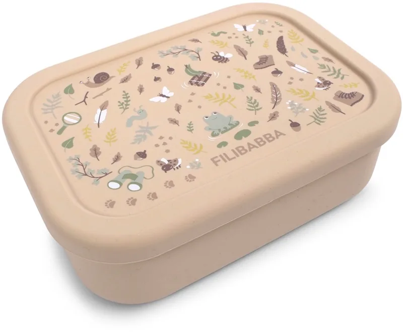 FILIBABBA Lunchbox Siliconen by OYOY Living Design in Rose – product photo
