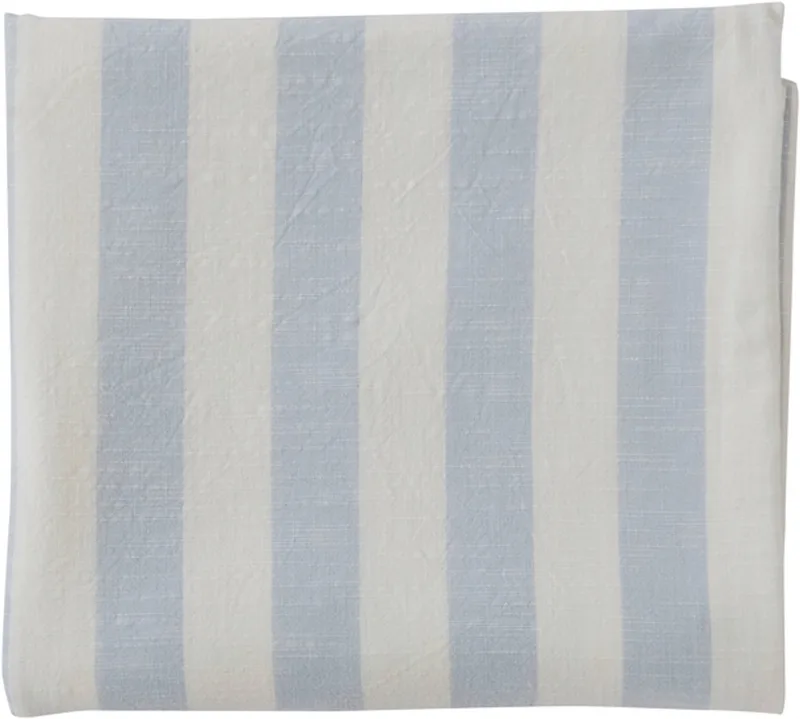 gestreept tafelkleed - 260x140cm de OYOY Living Design en Blauw – photo du produit