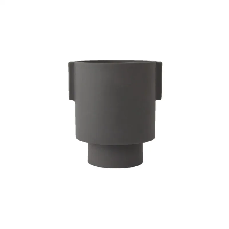Inka pot medium antraciet by OYOY Living Design in Grijs – product photo