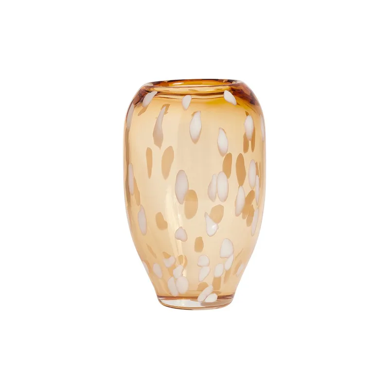 Jali vaas Medium H35 cm by OYOY Living Design in Amber – product photo