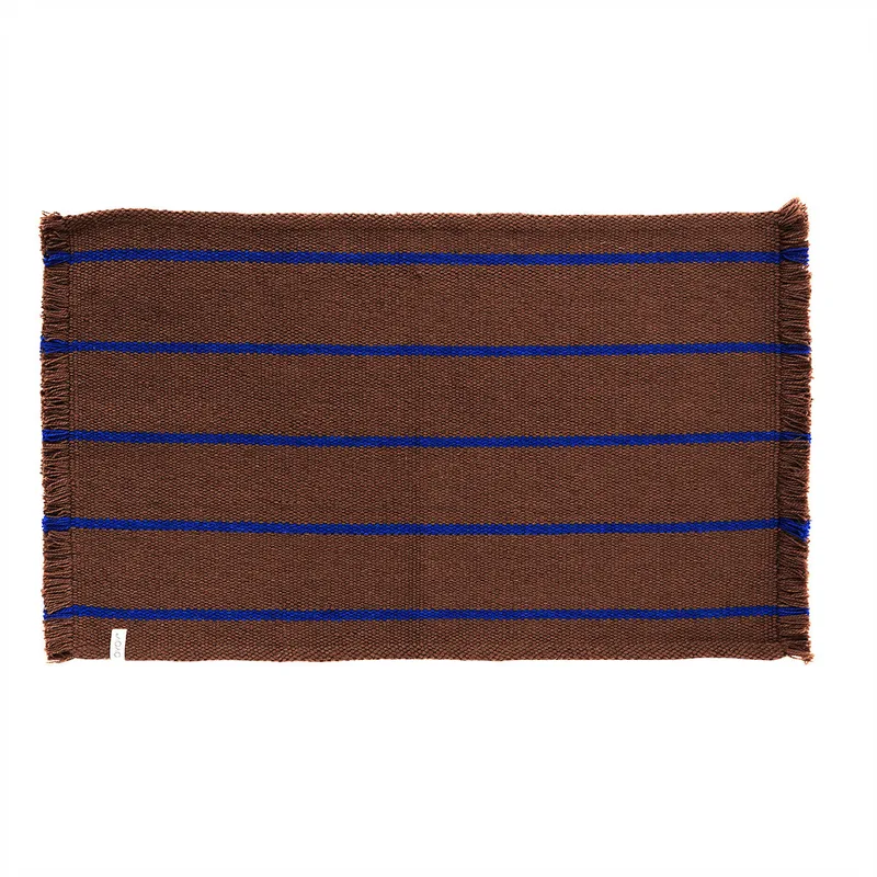 Lina Badematte aus recyceltem Kunststoff, Karamellfarbe, L100 x B60 cm von OYOY Living Design – Produktfoto
