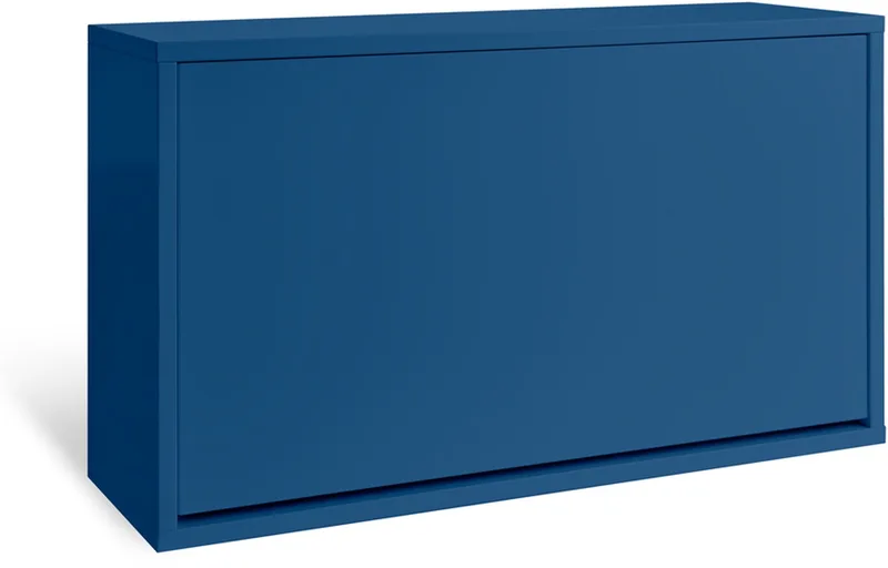 Recollector Opbergdoos gelakt spaanplaat von OYOY Living Design in Donkerblauw – Produktfoto