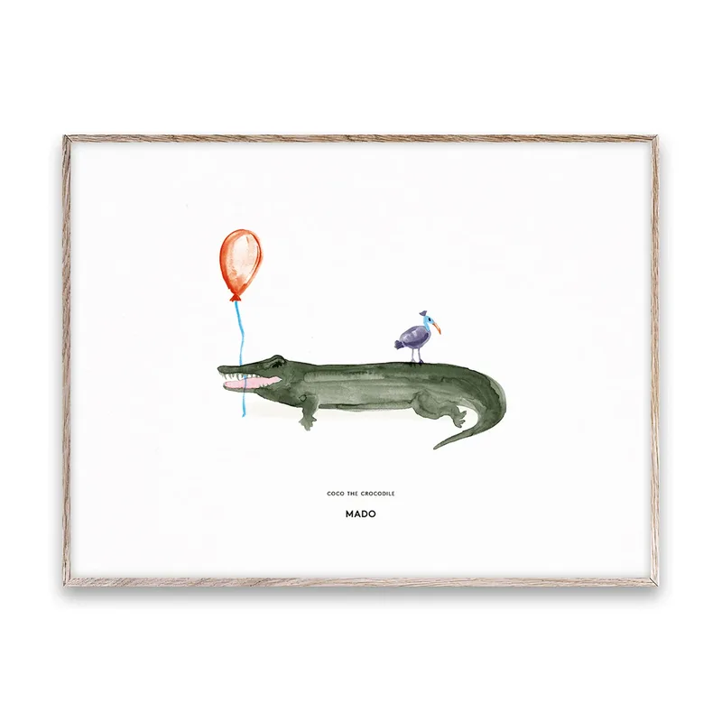 Coco the Crocodile Poster 30 x 40cm by Paper Collective – product photo