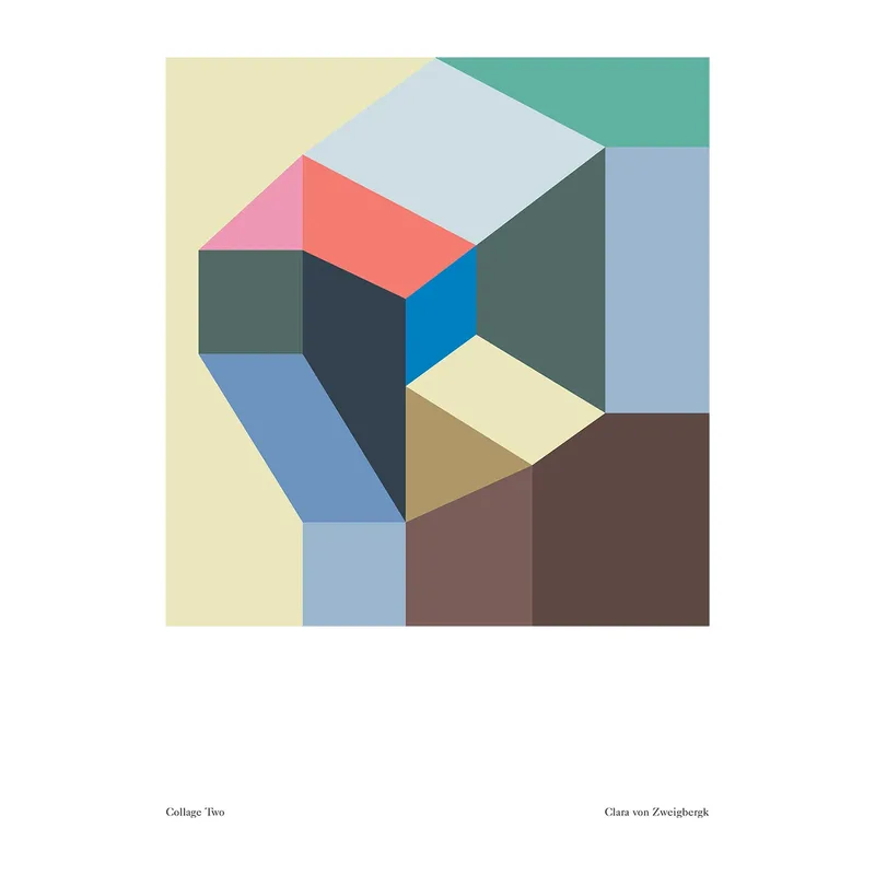 Collage Two Poster 50 x 70cm by Paper Collective – product photo