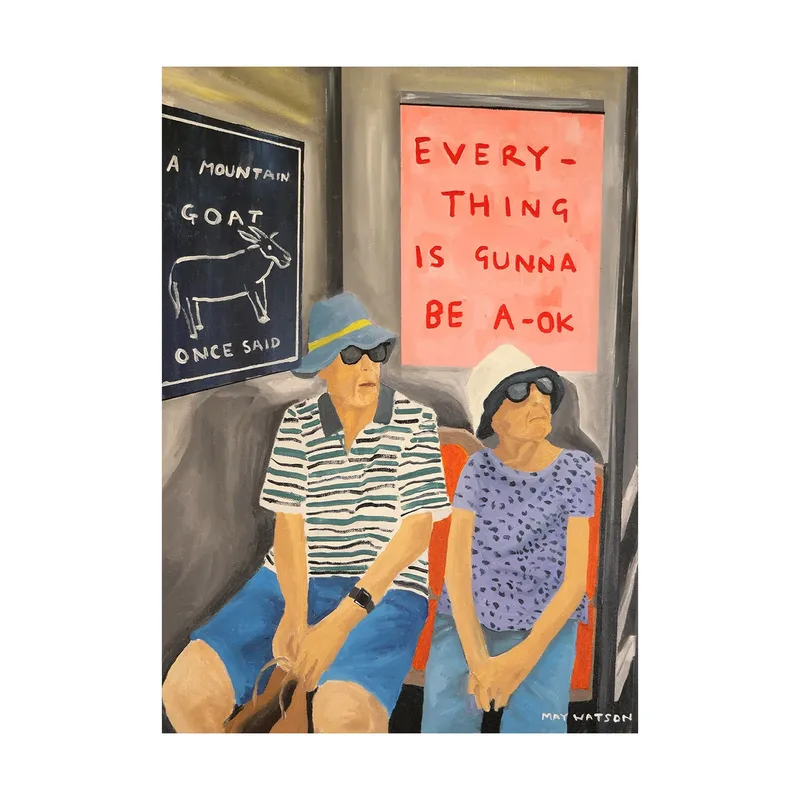 Everything Is Gunna Be OK Poster 30x40 cm von Paper Collective – Produktfoto