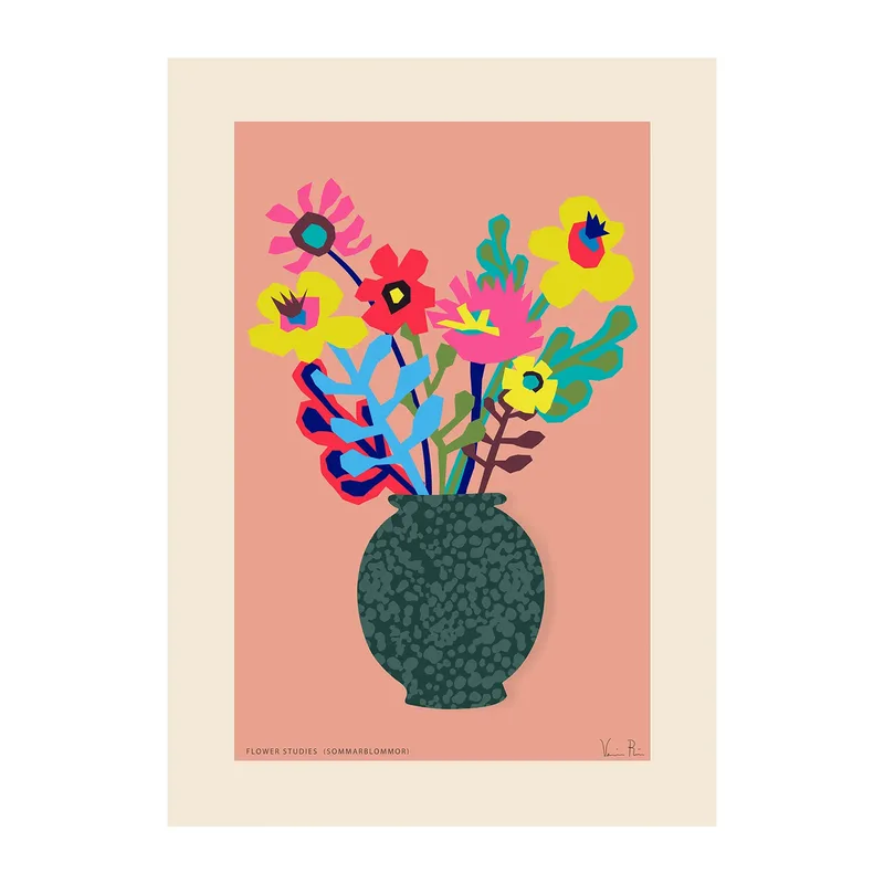 Flower Studies 02 (Sommar) Poster 30 x 40cm de Paper Collective – photo du produit