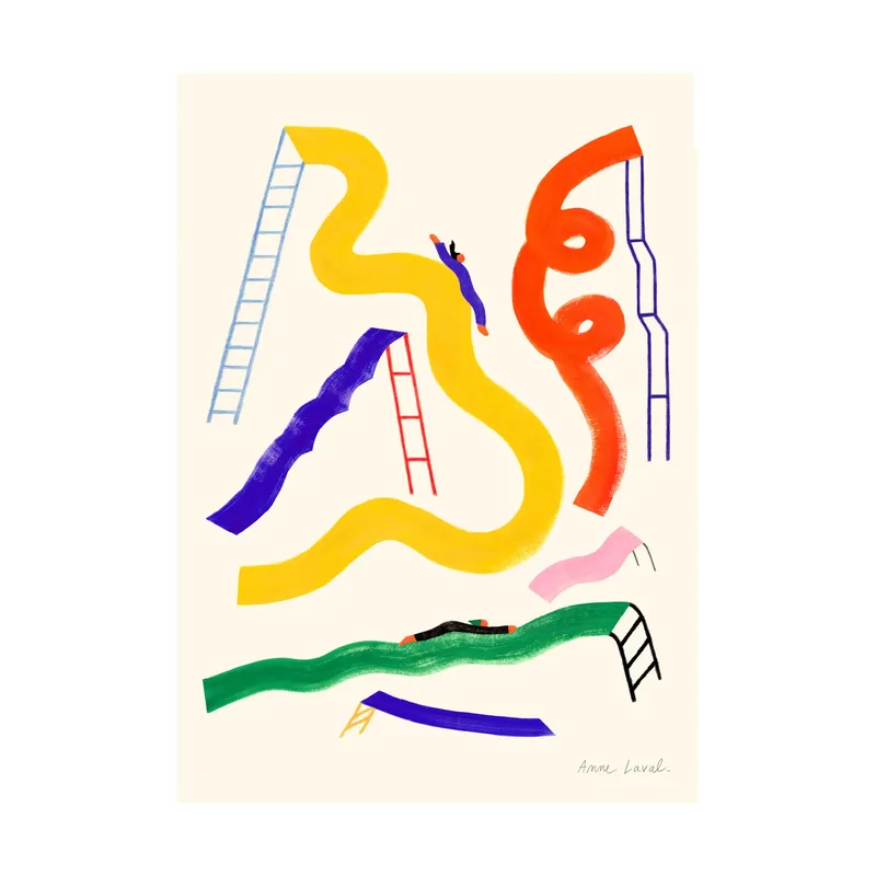 Glisser Poster 30x40 cm by Paper Collective – product photo