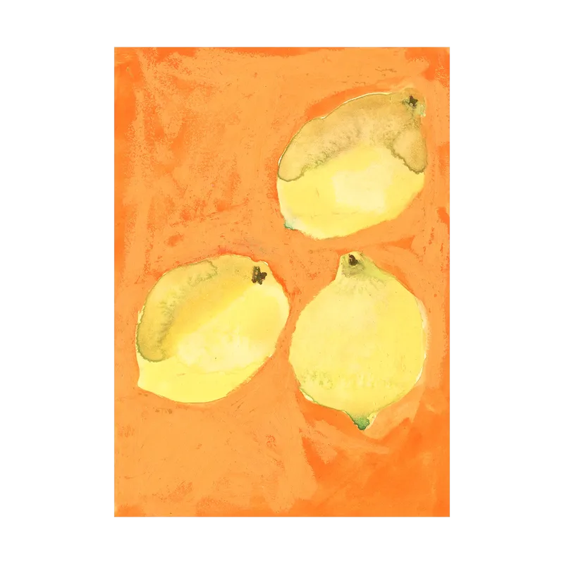 Lemons Poster 30 x 40cm by Paper Collective – product photo
