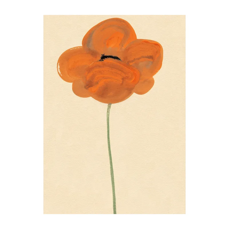 Orange Vallmo Poster 50 x 70cm by Paper Collective – product photo