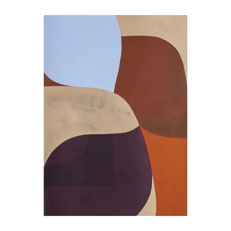 Painted Shapes 02 Poster 50x70 cm fra Paper Collective – produktbillede