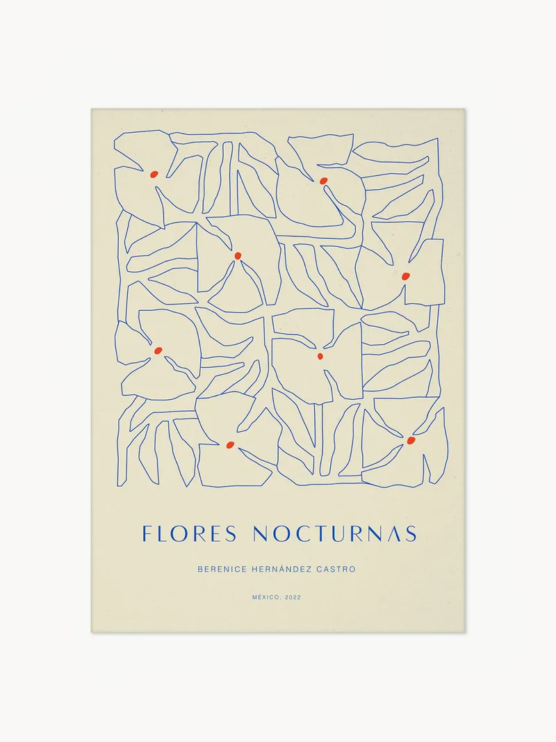 Poster Flores Nocturnas 01 by Paper Collective – product photo