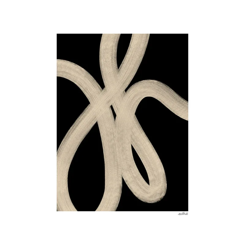 Sand Lines Poster 30 x 40cm van Paper Collective – productfoto