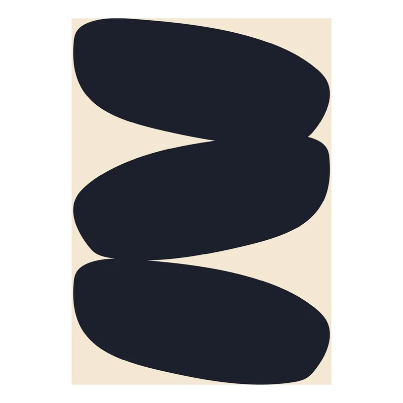 Solid Shapes 01 Poster 50 x 70cm by Paper Collective – product photo
