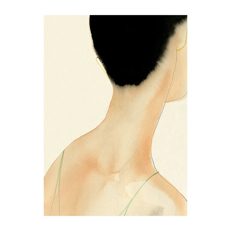 The Green Camisole Poster 30 x 40cm van Paper Collective – productfoto