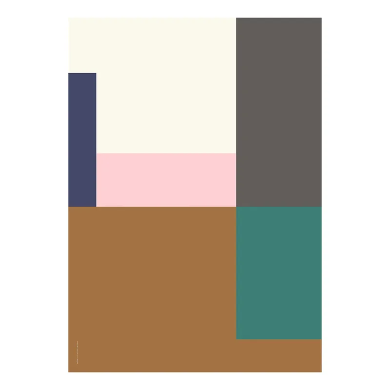 Wrong Geometry Poster Modell 03, 50 x 70cm van Paper Collective – productfoto