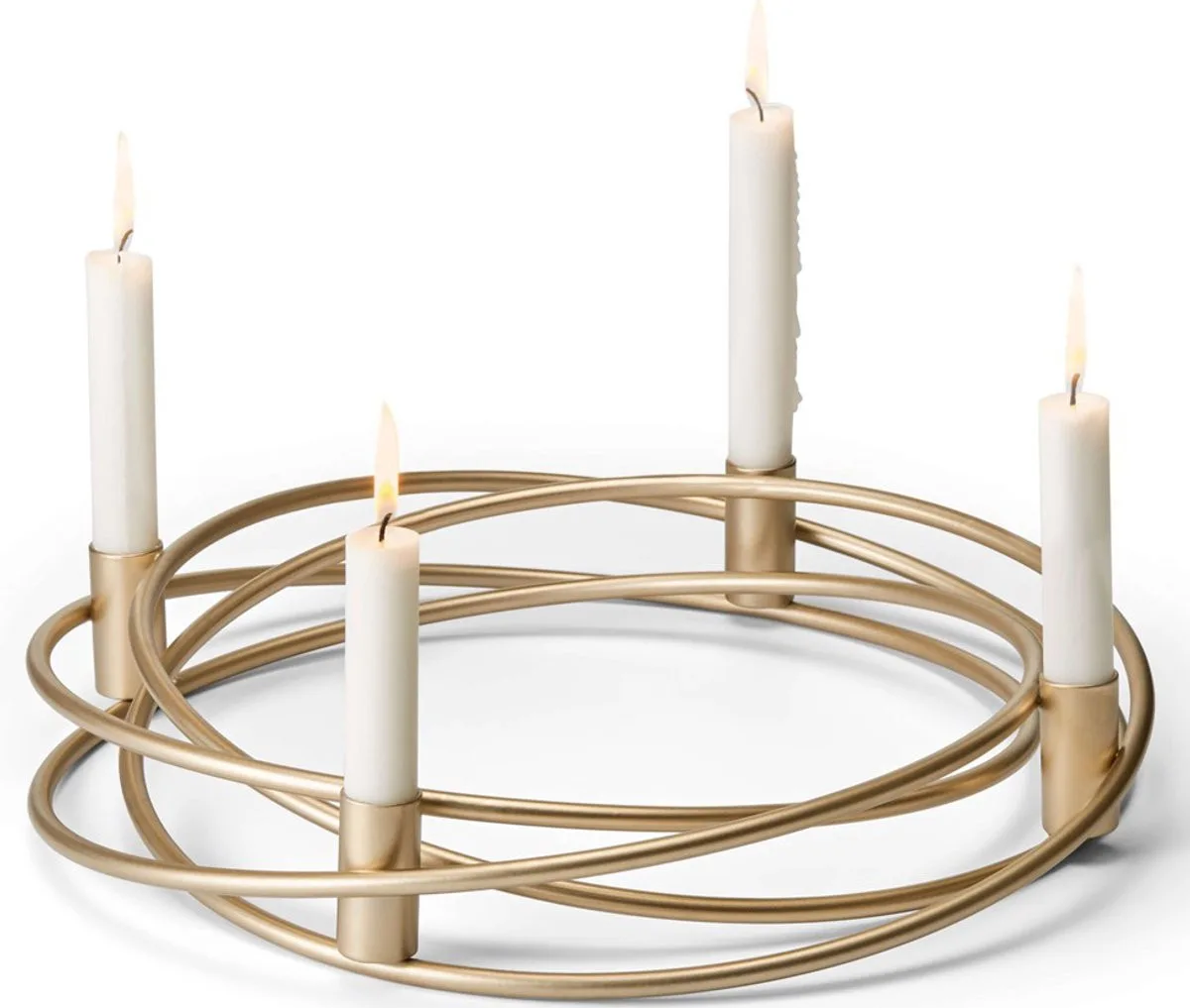 Bergamo Adventkandelaar voor 4 kaarsen, Goudkleurig de Philippi – photo du produit
