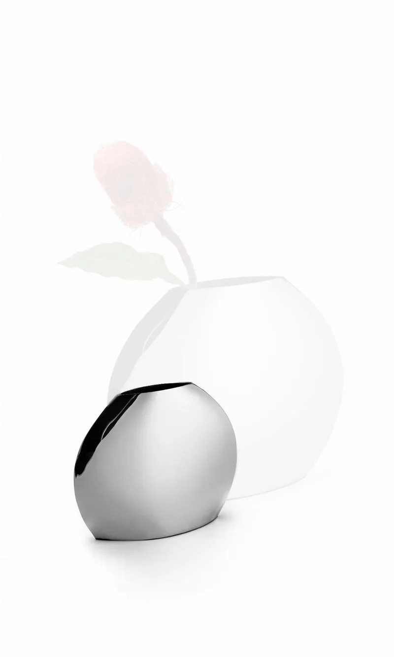 Emilia S Vaas - Gepolijst Roestvrij Staal by Philippi in Polished Stainless Steel – product photo