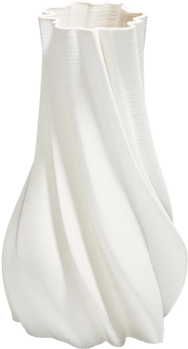 FRAPPEE vaas - 3D geprint keramiek van Philippi in Gebroken wit – productfoto
